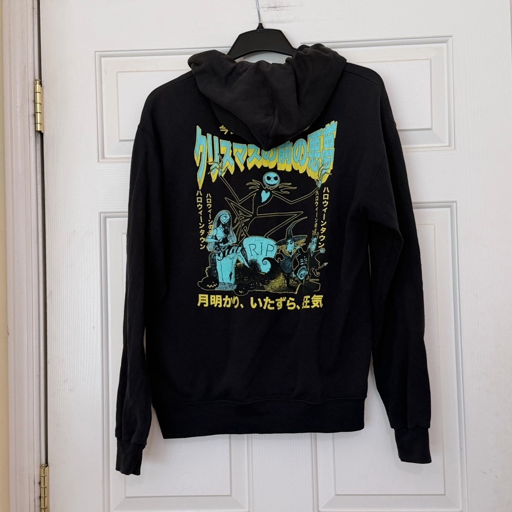 Disney The Nightmare Before Christmas Jack Japanese Hoodie Hooded Sweatshirt M